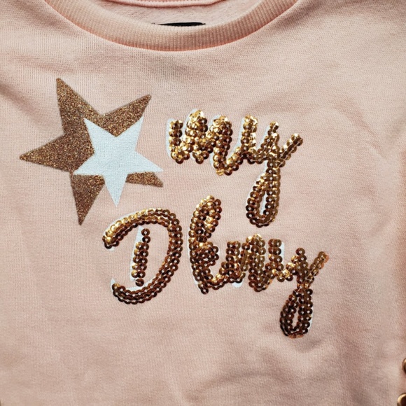 Pink My DKNY sequence sweater - Picture 3 of 5